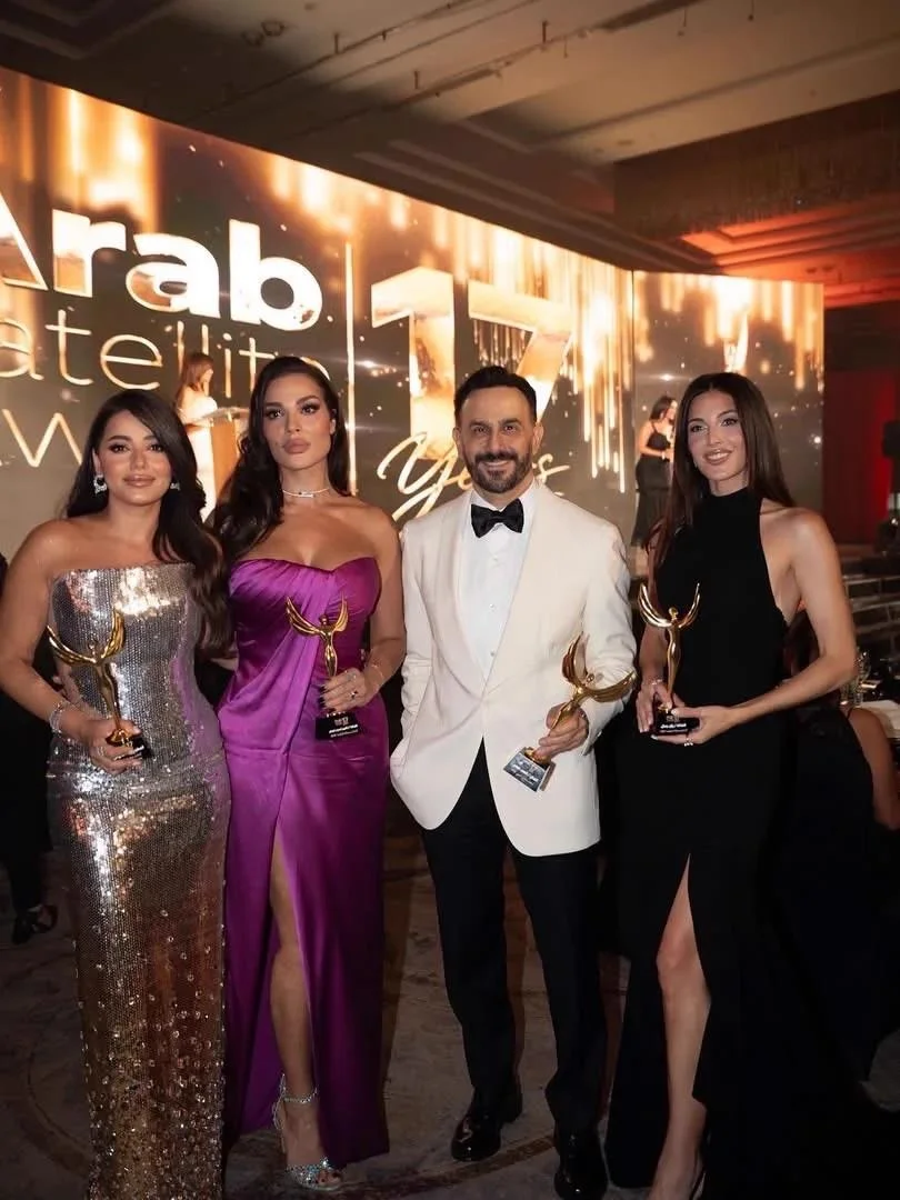  رزان جمال أفضل ممثلة سينمائية بمهرجان الفضائيات العربية 2026 | صور 