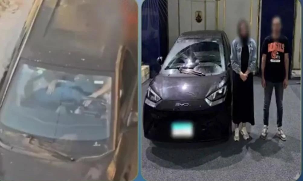 القبض على المتورطين بالقيام بأفعال خادشة ومنافية للآداب داخل سيارة بالإسكندرية