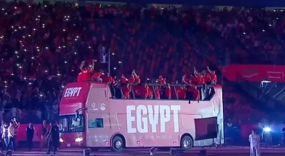 إقبال جماهيرى كبير فى احتفالية تكريم منتخب مصر