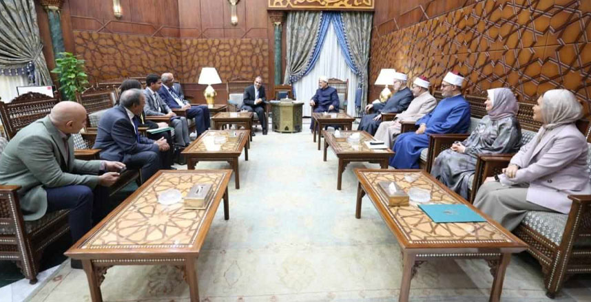 شيخ الأزهر يستقبل وزير الخارجية للتهنئة بنجاح جولته إلى جنوب شرق آسيا