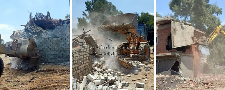 تنفيذاً لتوجيهات القيادة السياسية .. أجهزة وزارة الداخلية بمختلف مديريات الأمن تواصل جهودها فى تأمين تنفيذ قرارات إزالة التعديات الواقعة على أملاك الد