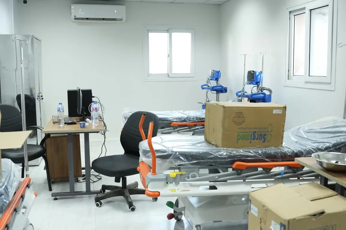 رئيس جهاز العلمين ووكيل وزارة الصحة يتفقدان مركز  اللاتيني الطبي