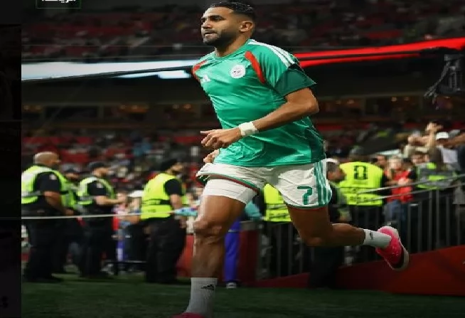 رياض محرز يقود هجوم الجزائر فى موقعة سويسرا بكأس العالم 2026