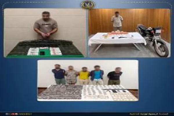 ضبط 650 كجم مخدرات ومصرع 5 عناصر خطيرة عقب تبادل لإطلاق النار